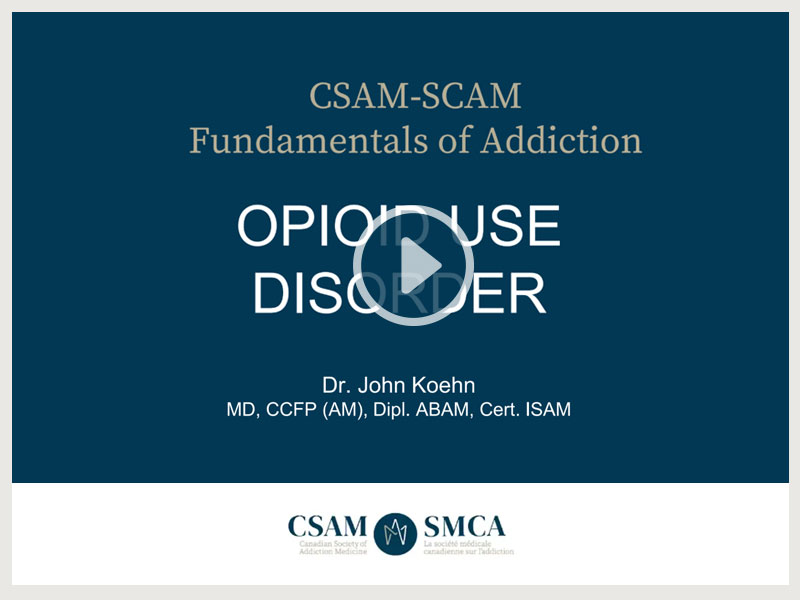 Opioid Use Disorder video screenshot